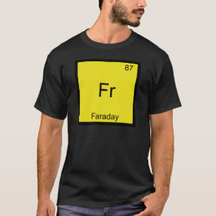 Camiseta divertida de química con símbolo del elem