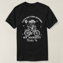 Camiseta divertida de rana - Bicycle Riding Cowboy