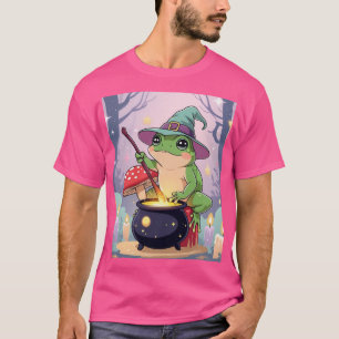 Camiseta Divertida de Rana Bruja – Rana Pastel Cot