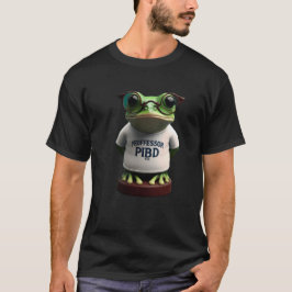 Camiseta divertida de rana profesora académica