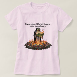 Camiseta divertida de rana religiosa
