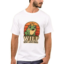 Camiseta Divertida de Rana – WILF Wow Me Encantan