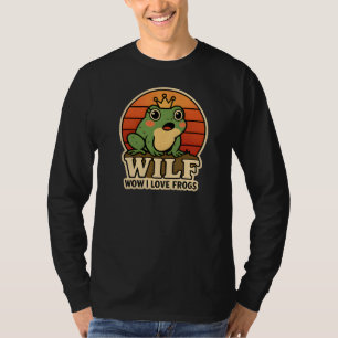 Camiseta Divertida de Rana – WILF Wow Me Encantan 