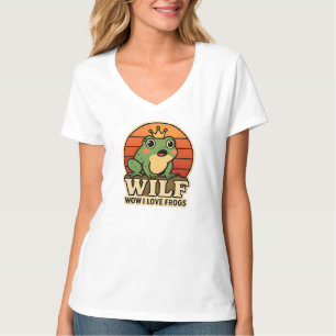 Camiseta Divertida de Rana – WILF Wow Me Encantan 