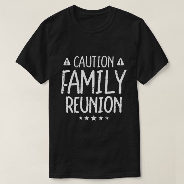 Camiseta Divertida de Reunión Familiar (Diseño del anverso)