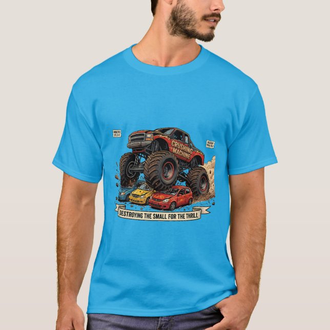 Camiseta divertida de rueda de repuesto de camión  (Anverso)