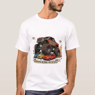Camiseta divertida de rueda de repuesto de camión