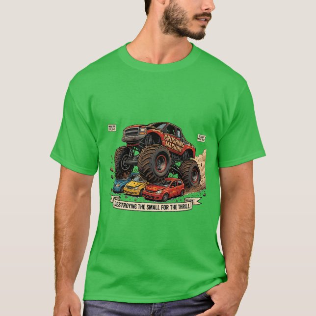 Camiseta divertida de rueda de repuesto de camión  (Anverso)