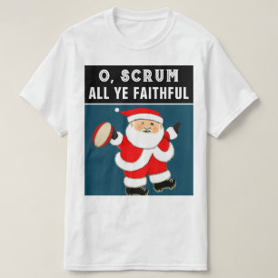 Camiseta divertida de Rugby Navidad