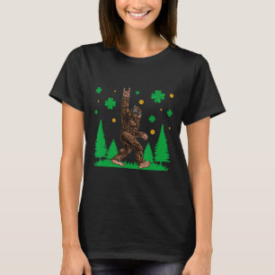 Camiseta Divertida de San Patricio Feliz para Bigf