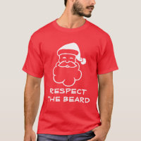 Camiseta divertida de Santa Claus | Respetar la ba