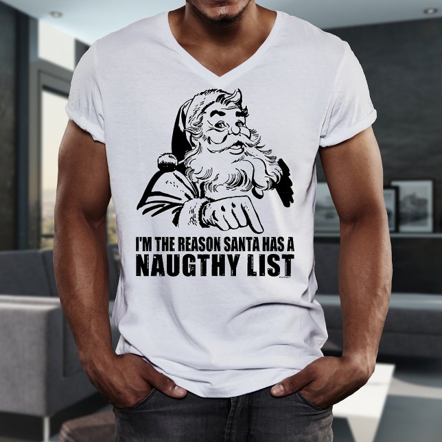 Camiseta divertida de Santa Navidad (Funny Santa Christmas T-Shirt)