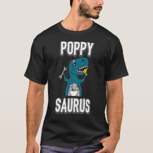Camiseta divertida de Saurus de la amapola - día
