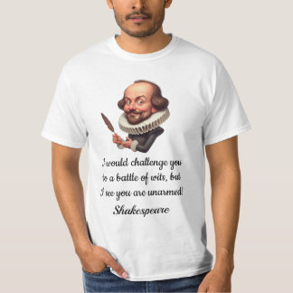 Camiseta divertida de Shakespeare