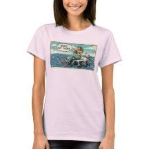 Camiseta Divertida de Sirena No Hoy