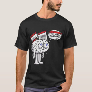 Camiseta divertida de sobrecarga cerebral