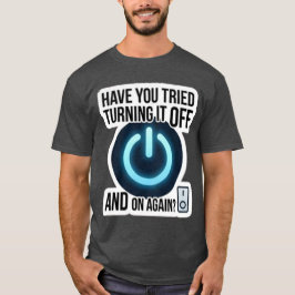 Camiseta divertida de soporte técnico de TI apagán