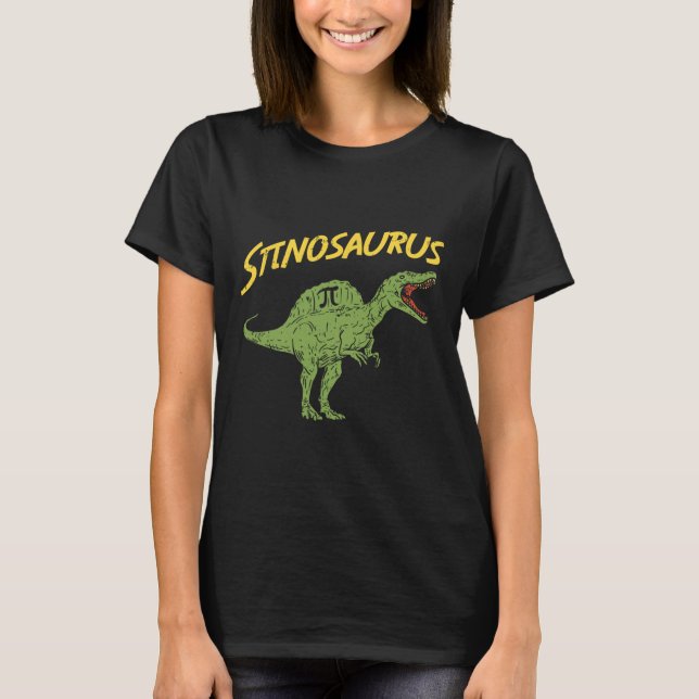 Camiseta divertida de Spinosaurus para el Día de P (Anverso)