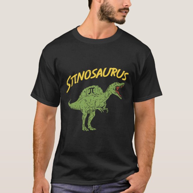 Camiseta divertida de Spinosaurus para el Día de P (Anverso)