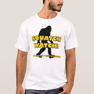 Camiseta Divertida de Squatch Watch Sasquatch Bigf