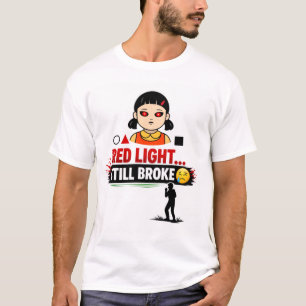 Camiseta Divertida de Squid Game Luz Roja Luz Verd