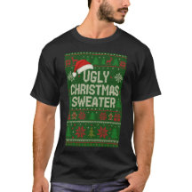 Camiseta divertida de suéter feo de Navidad | Somb