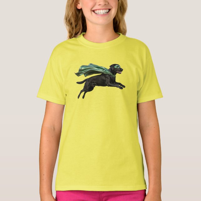 Camiseta divertida de superhéroe infantil de Labra (Anverso)