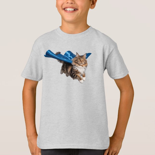 Camiseta divertida de superhéroe para niños de Mai (Anverso)