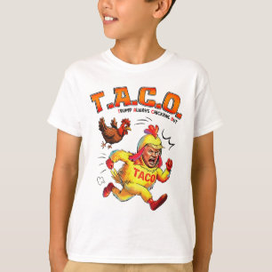 Camiseta divertida de taco Trump siempre se echa a