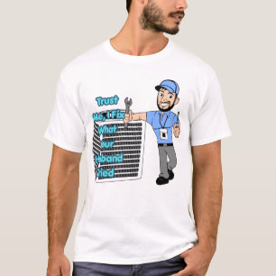 Camiseta Divertida de Técnico de HVAC Confía en Mí