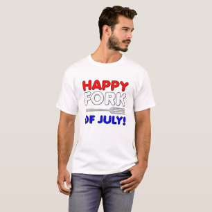 Camiseta divertida de tenedor de julio