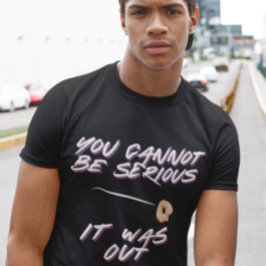 Camiseta divertida de tenis con donut - ¡No puedes