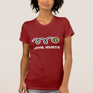Camiseta divertida de tenis - El amor duele