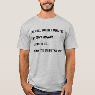 Camiseta divertida de texto clásico