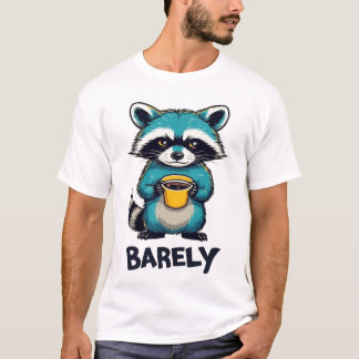 Camiseta divertida de tipografía de café de mapach
