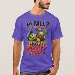 Camiseta Divertida de Tortuga – ¿Mi Caída? Solo un