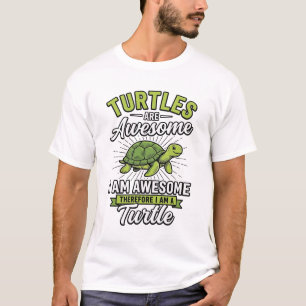 Camiseta Divertida de Tortugas Antiguas Geniales_1