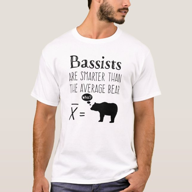 Camiseta divertida de trasero - Oso medio (Anverso)
