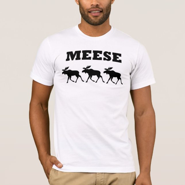 Camiseta divertida de tres Meese (Anverso)