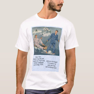 Camiseta divertida de tronco de Yule gay