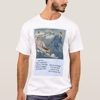 Camiseta divertida de tronco de Yule gay