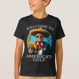 Camiseta Divertida De Trump Nacho Gulf No More Tru
