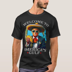 Camiseta Divertida De Trump Nacho Gulf No More Tru