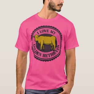 Camiseta divertida de una vaca de oro de Tobe Fons