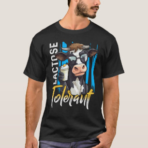 Camiseta Divertida de Vaca Tolerante a la Lactosa