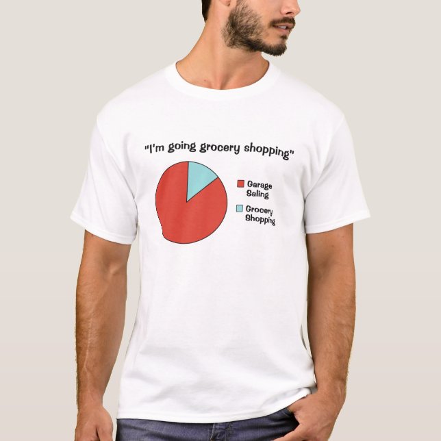 Camiseta Divertida de Venta de Garage  (Anverso)
