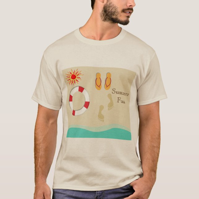 Camiseta divertida de verano (Anverso)