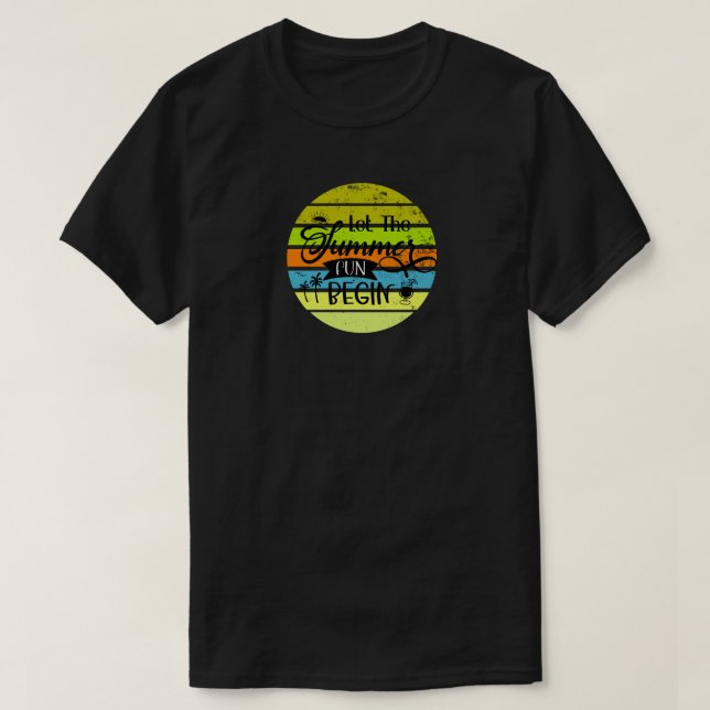 Camiseta divertida de verano (Diseño del anverso)