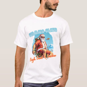 Camiseta divertida de verano de Santa Claus