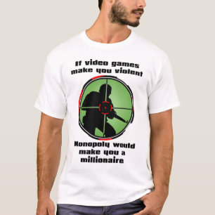 Camiseta Divertida de Videojuegos Violentos